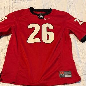 UGA large Nike Red Jersey with Number 26